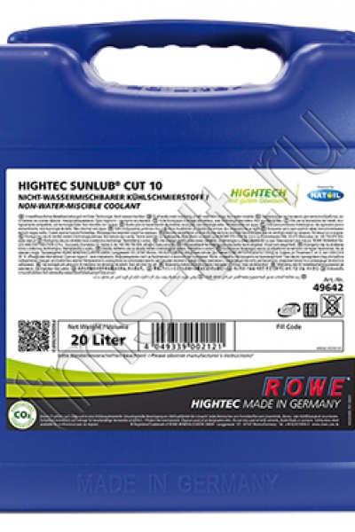 Rowe Hightec Sunlub CUT 10